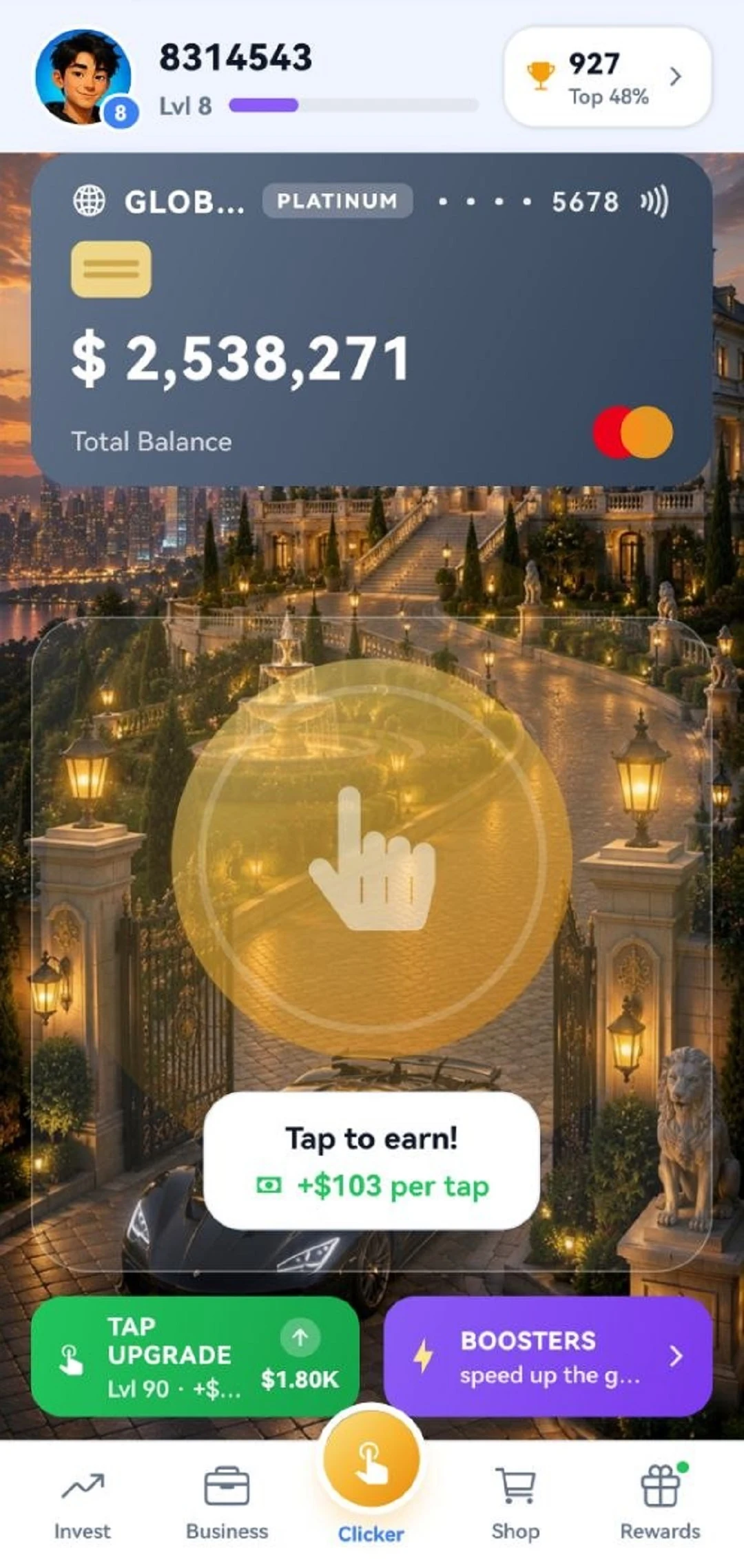 Business Clicker: Idle Tycoon screenshot
